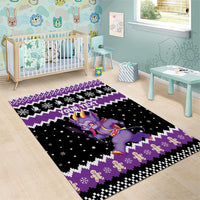 Personalized German Krampus Christmas Area Rug German Christmas Legend - Wonder Print Shop