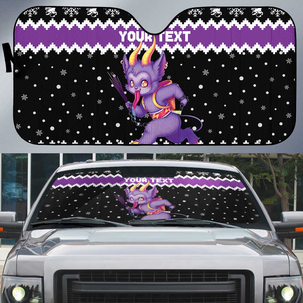 Personalized German Krampus Christmas Auto Sun Shade German Christmas Legend - Wonder Print Shop