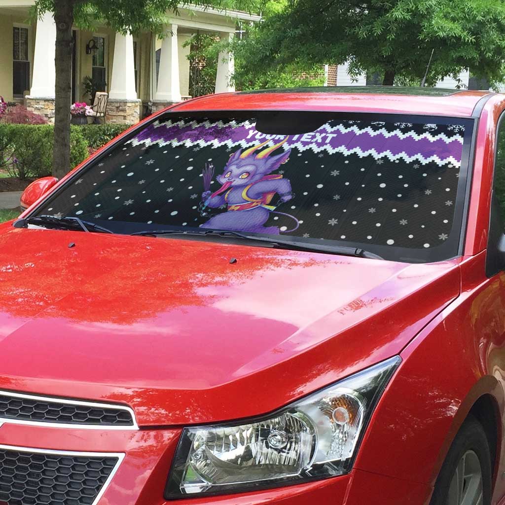 Personalized German Krampus Christmas Auto Sun Shade German Christmas Legend - Wonder Print Shop