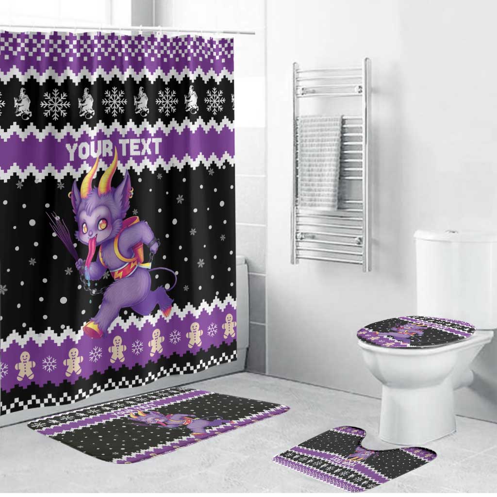 Personalized German Krampus Christmas Bathroom Set German Christmas Legend - Wonder Print Shop