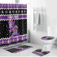 Personalized German Krampus Christmas Bathroom Set German Christmas Legend - Wonder Print Shop