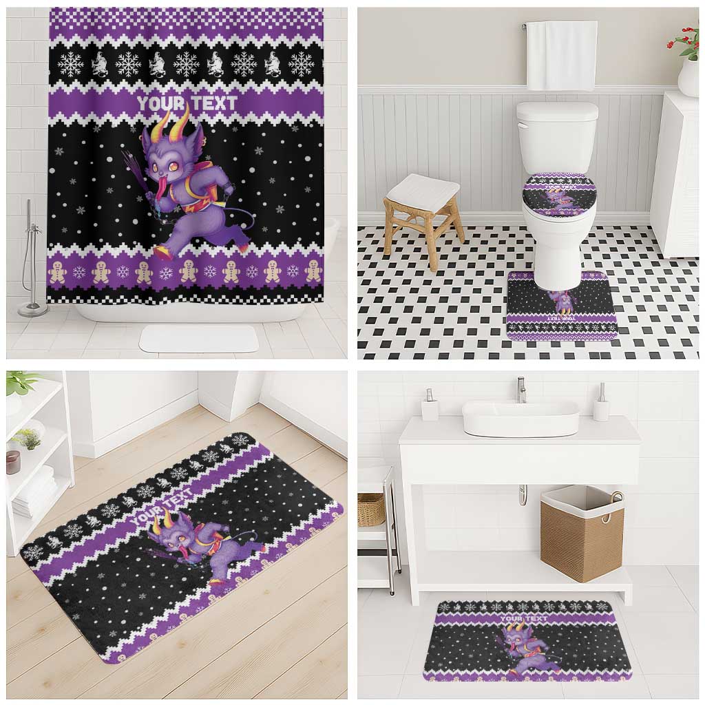 Personalized German Krampus Christmas Bathroom Set German Christmas Legend - Wonder Print Shop