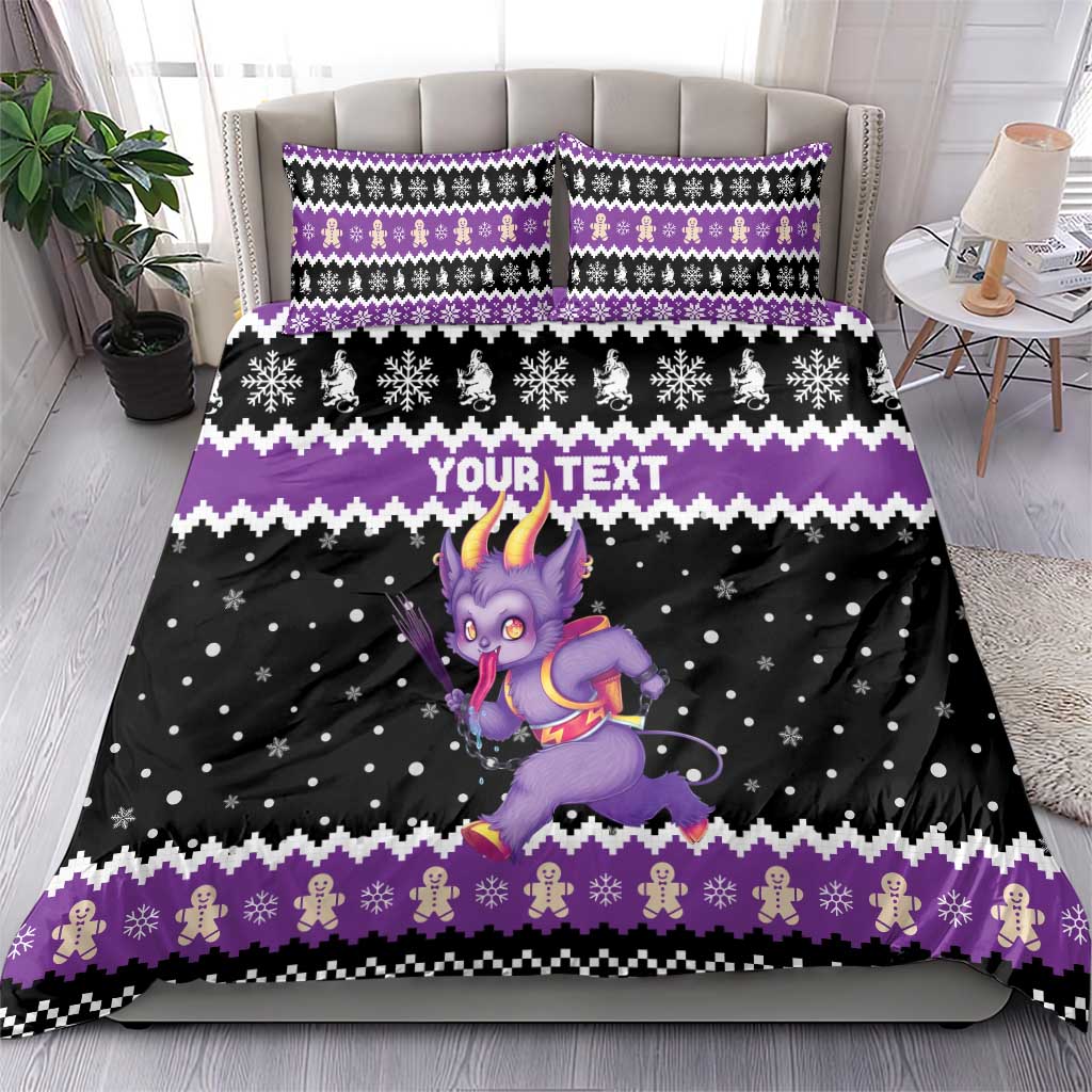 Personalized German Krampus Christmas Bedding Set German Christmas Legend - Wonder Print Shop