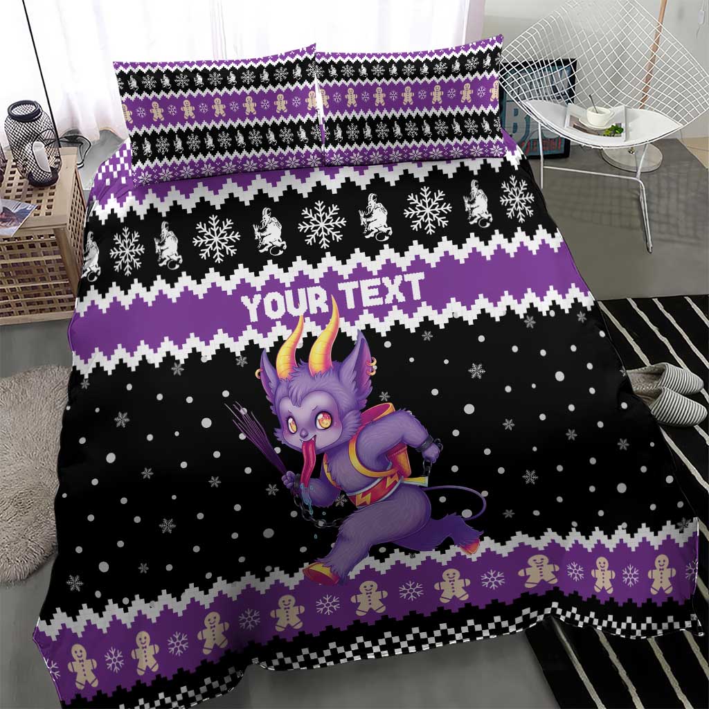 Personalized German Krampus Christmas Bedding Set German Christmas Legend - Wonder Print Shop