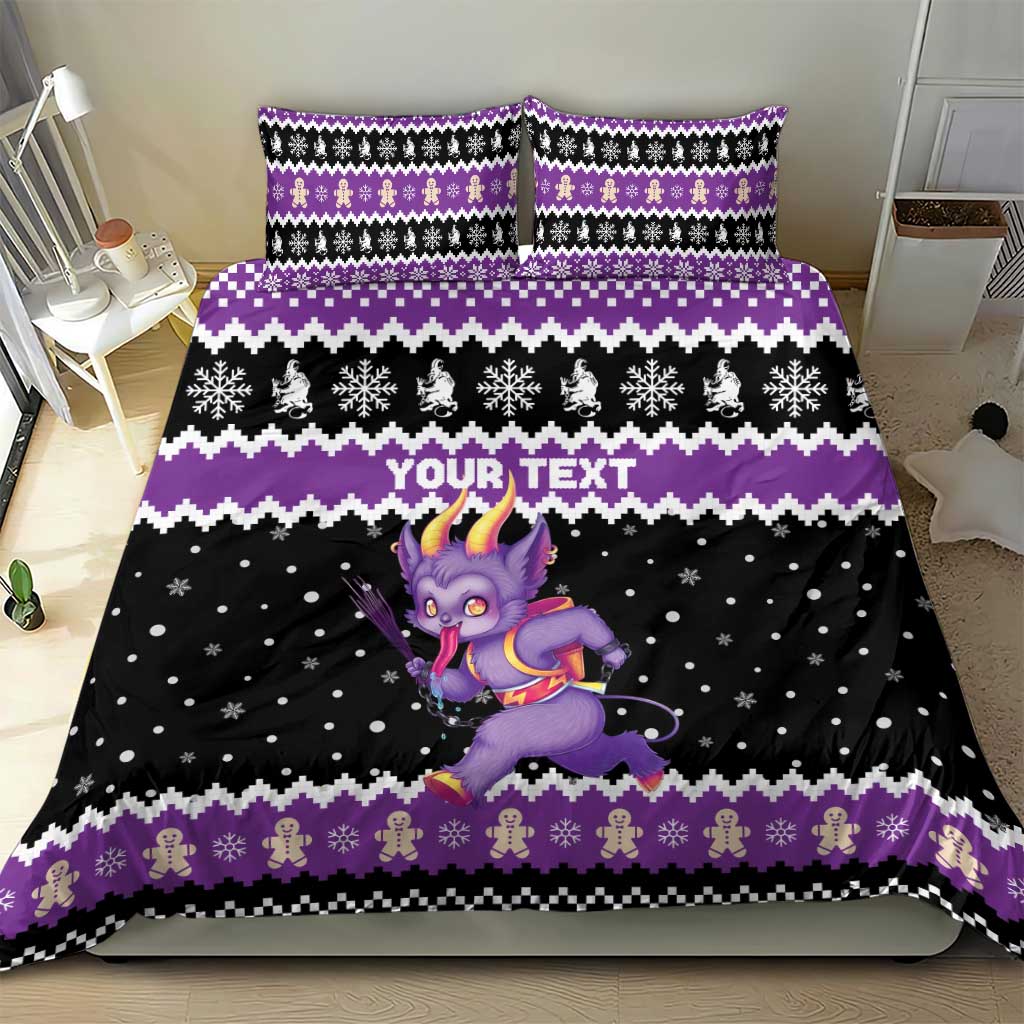 Personalized German Krampus Christmas Bedding Set German Christmas Legend - Wonder Print Shop