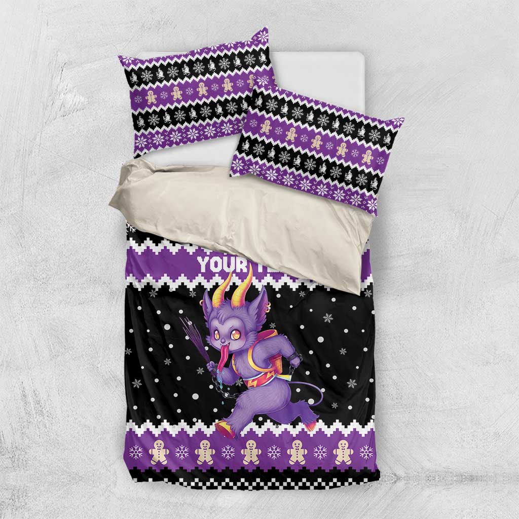 Personalized German Krampus Christmas Bedding Set German Christmas Legend - Wonder Print Shop