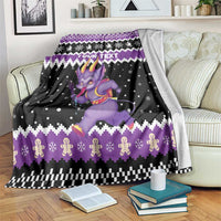 Personalized German Krampus Christmas Blanket German Christmas Legend - Wonder Print Shop