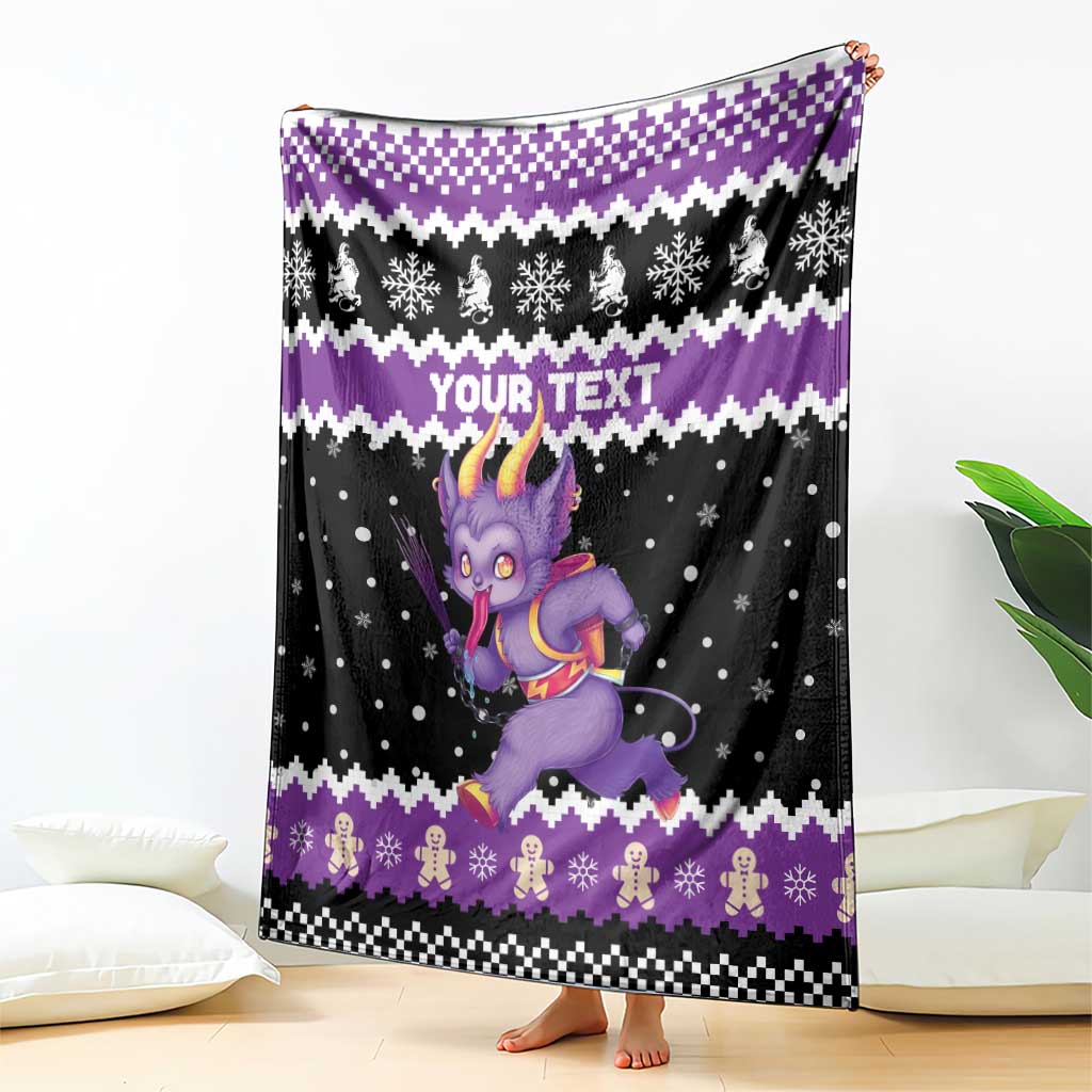 Personalized German Krampus Christmas Blanket German Christmas Legend - Wonder Print Shop