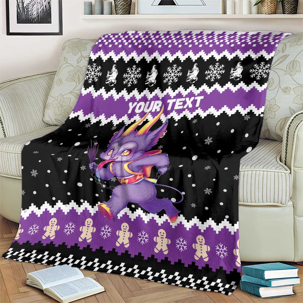 Personalized German Krampus Christmas Blanket German Christmas Legend - Wonder Print Shop