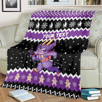 Personalized German Krampus Christmas Blanket German Christmas Legend - Wonder Print Shop