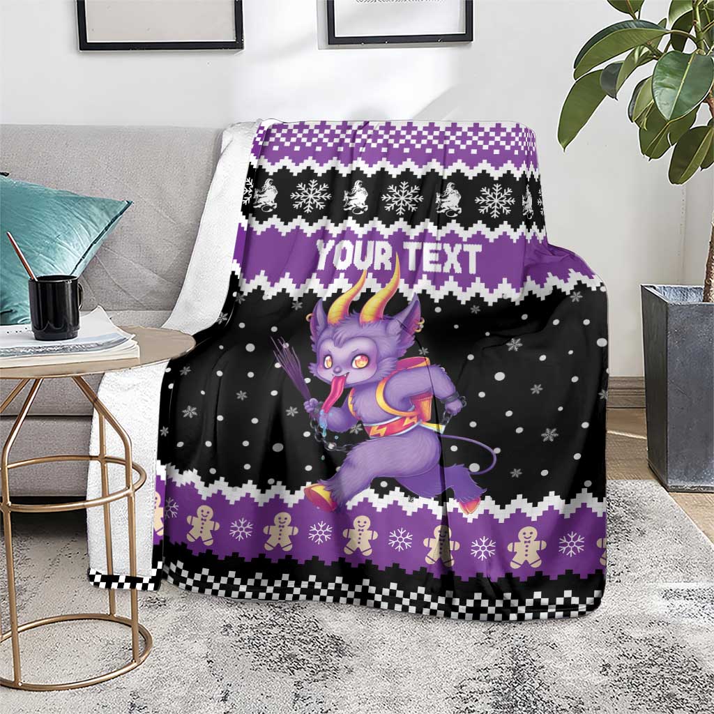 Personalized German Krampus Christmas Blanket German Christmas Legend - Wonder Print Shop