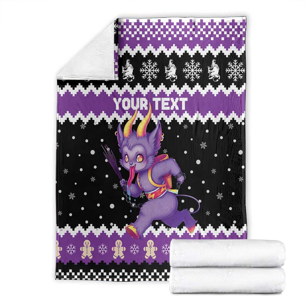 Personalized German Krampus Christmas Blanket German Christmas Legend - Wonder Print Shop