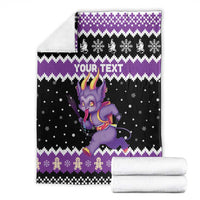 Personalized German Krampus Christmas Blanket German Christmas Legend - Wonder Print Shop
