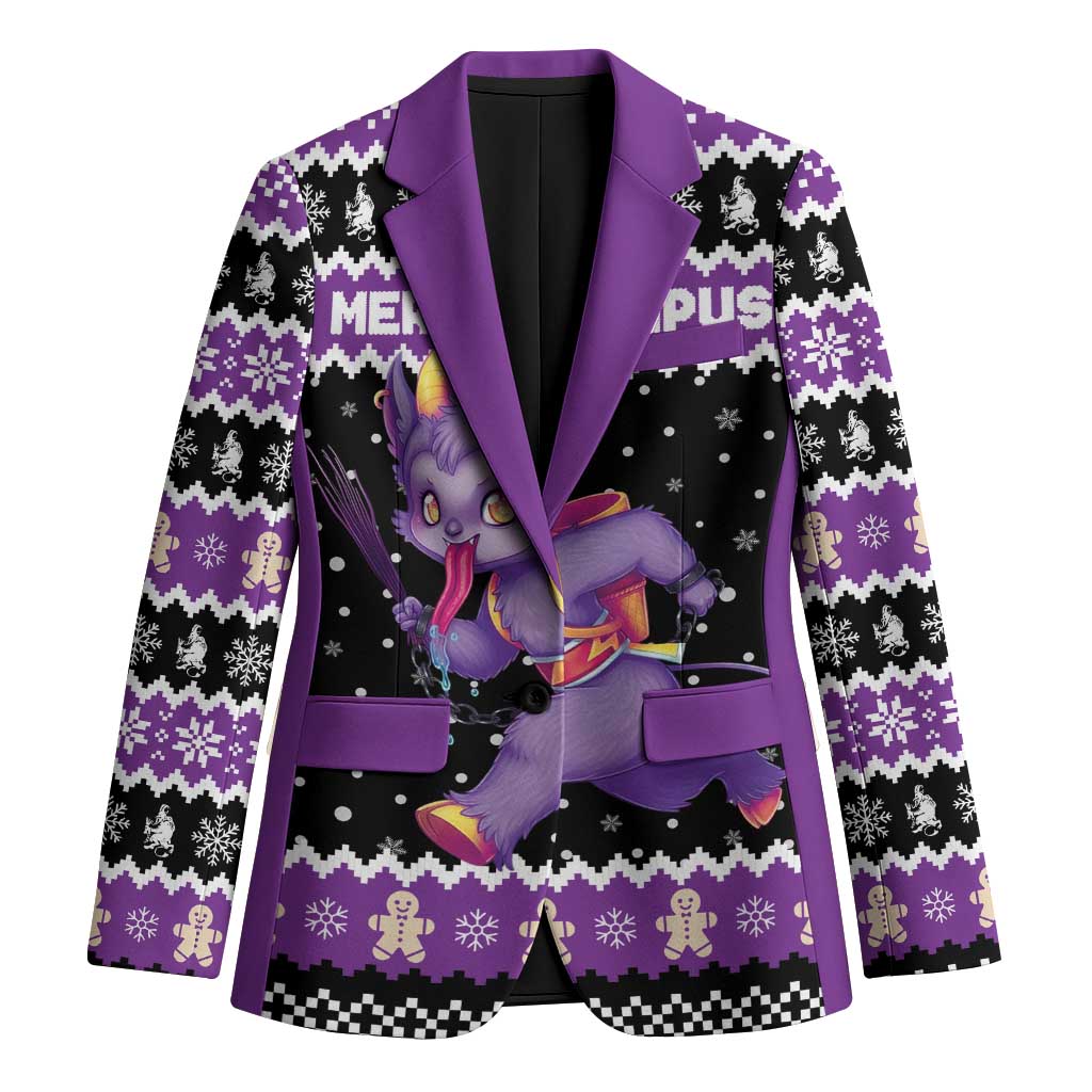 Personalized German Krampus Christmas Blazer German Christmas Legend - Wonder Print Shop