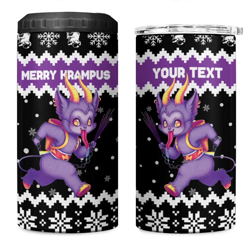 Personalized German Krampus Christmas 4 in 1 Can Cooler Tumbler German Christmas Legend - Wonder Print Shop