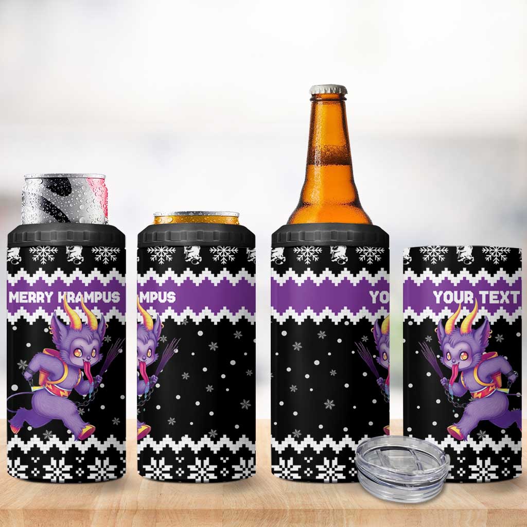 Personalized German Krampus Christmas 4 in 1 Can Cooler Tumbler German Christmas Legend - Wonder Print Shop