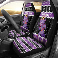 Personalized German Krampus Christmas Car Seat Cover German Christmas Legend - Wonder Print Shop