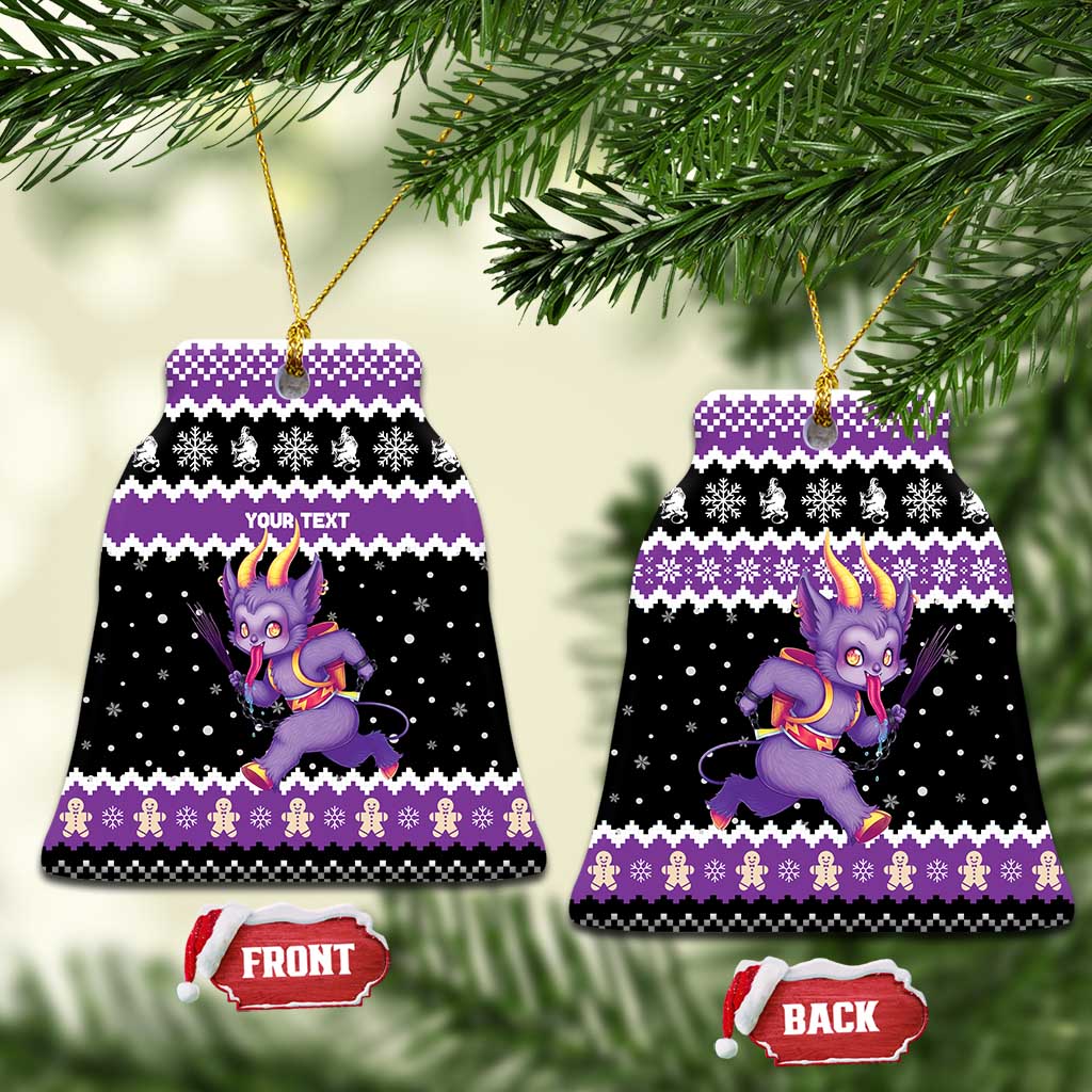 Personalized German Krampus Christmas Ceramic Ornament German Christmas Legend - Wonder Print Shop