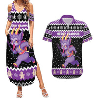 Personalized German Krampus Christmas Couples Matching Summer Maxi Dress and Hawaiian Shirt German Christmas Legend - Wonder Print Shop