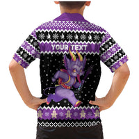 Personalized German Krampus Christmas Family Matching Mermaid Dress and Hawaiian Shirt German Christmas Legend - Wonder Print Shop