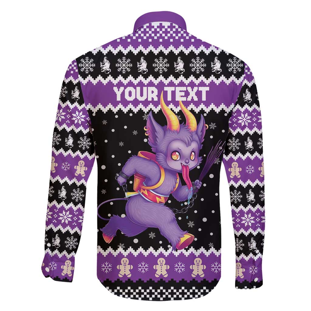 Personalized German Krampus Christmas Family Matching Short Sleeve Bodycon Dress and Hawaiian Shirt German Christmas Legend - Wonder Print Shop