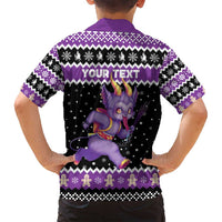 Personalized German Krampus Christmas Family Matching Tank Maxi Dress and Hawaiian Shirt German Christmas Legend - Wonder Print Shop