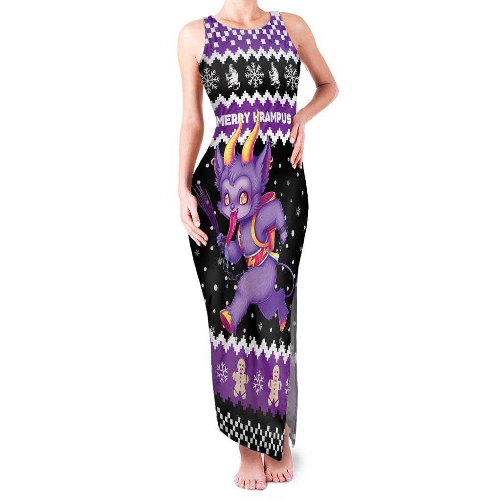 Personalized German Krampus Christmas Family Matching Tank Maxi Dress and Hawaiian Shirt German Christmas Legend - Wonder Print Shop