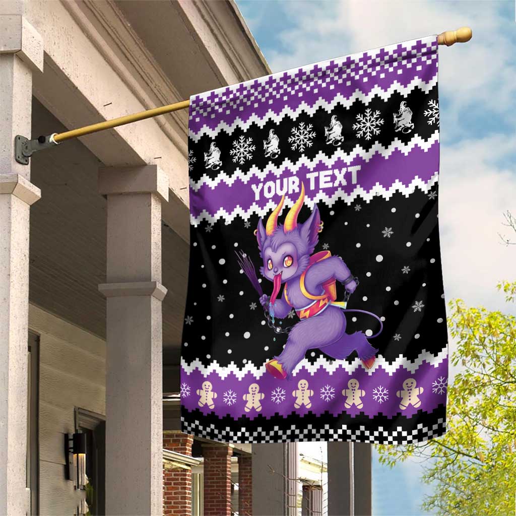 Personalized German Krampus Christmas Garden Flag German Christmas Legend - Wonder Print Shop