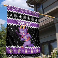 Personalized German Krampus Christmas Garden Flag German Christmas Legend - Wonder Print Shop