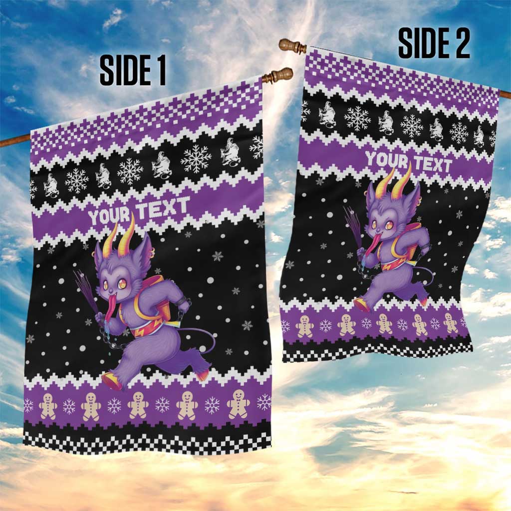 Personalized German Krampus Christmas Garden Flag German Christmas Legend - Wonder Print Shop