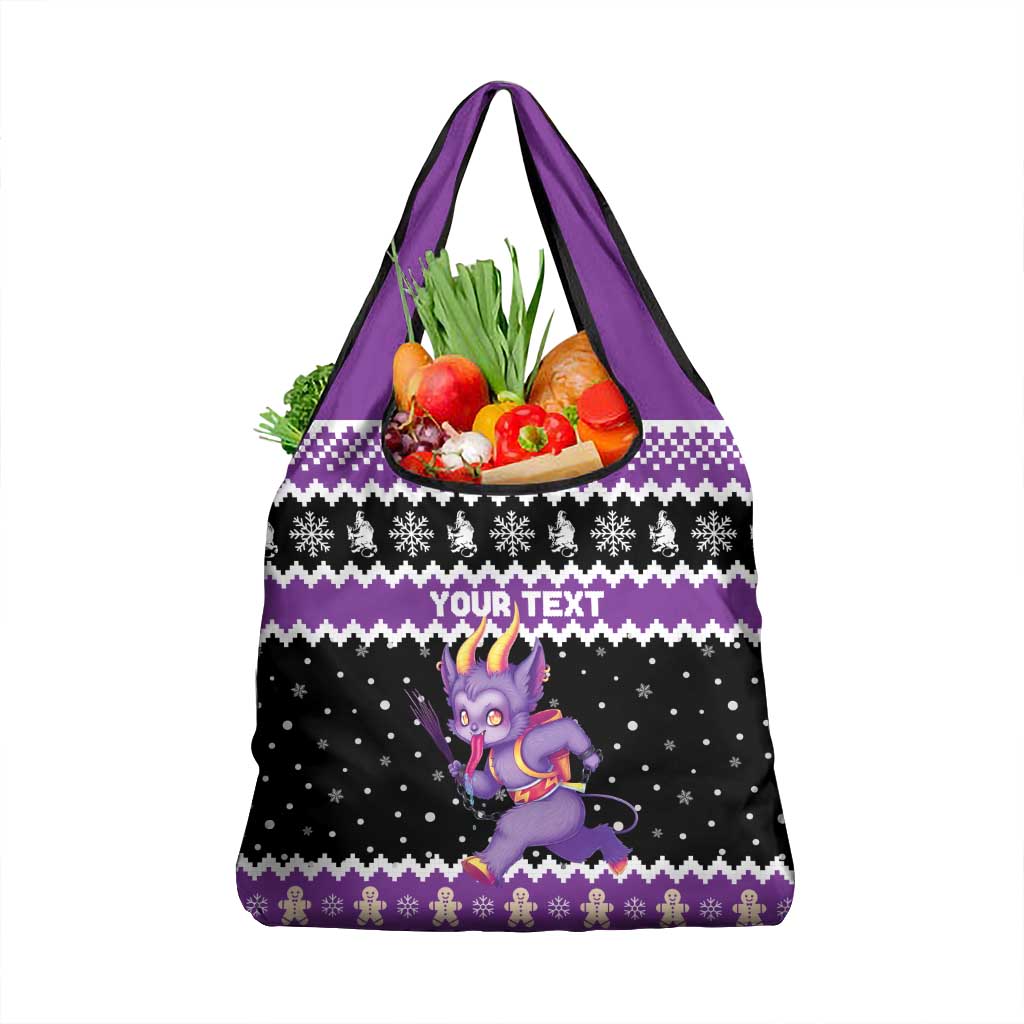 Personalized German Krampus Christmas Grocery Bag German Christmas Legend - Wonder Print Shop