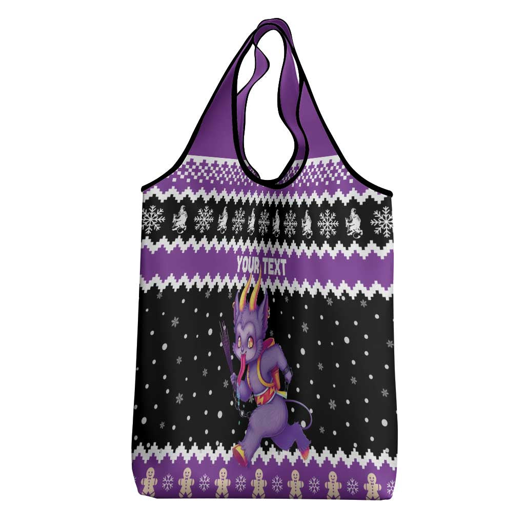 Personalized German Krampus Christmas Grocery Bag German Christmas Legend - Wonder Print Shop