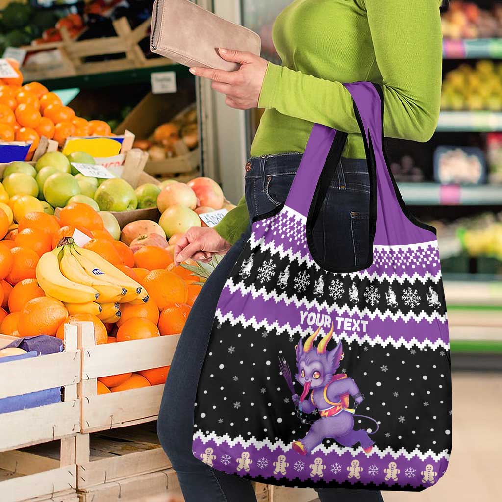 Personalized German Krampus Christmas Grocery Bag German Christmas Legend - Wonder Print Shop