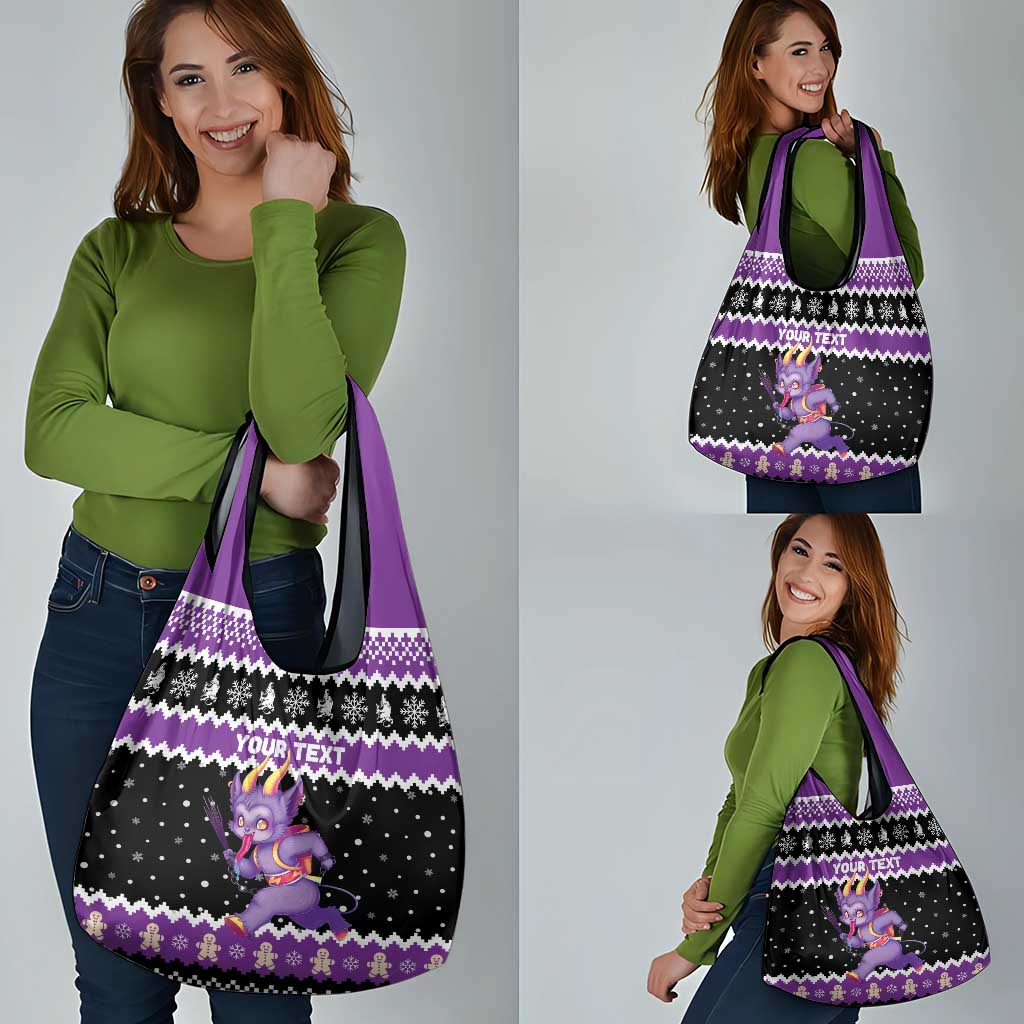 Personalized German Krampus Christmas Grocery Bag German Christmas Legend - Wonder Print Shop