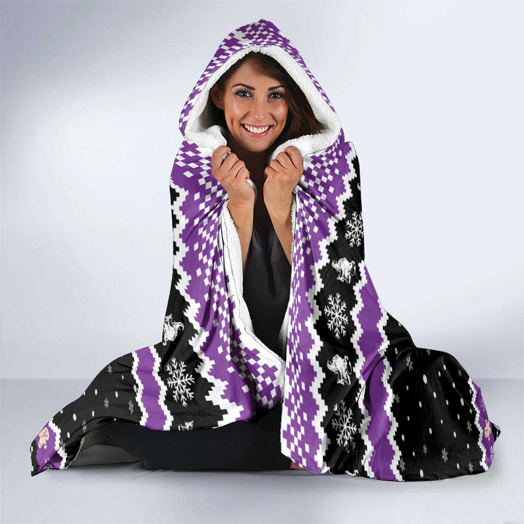 Personalized German Krampus Christmas Hooded Blanket German Christmas Legend - Wonder Print Shop