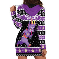 Personalized German Krampus Christmas Hoodie Dress German Christmas Legend - Wonder Print Shop