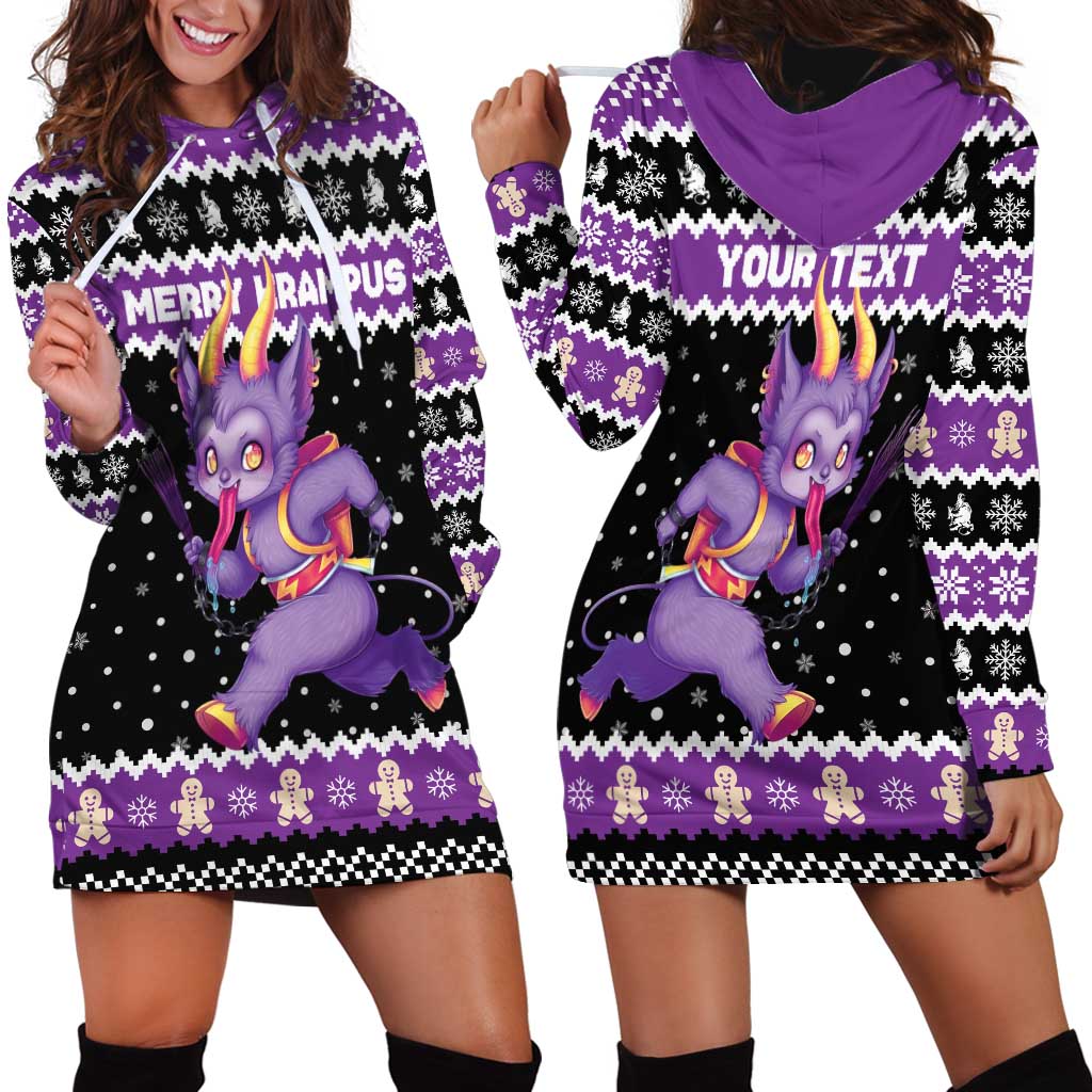 Personalized German Krampus Christmas Hoodie Dress German Christmas Legend - Wonder Print Shop