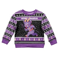 Personalized German Krampus Christmas Kid Ugly Christmas Sweater German Christmas Legend - Wonder Print Shop