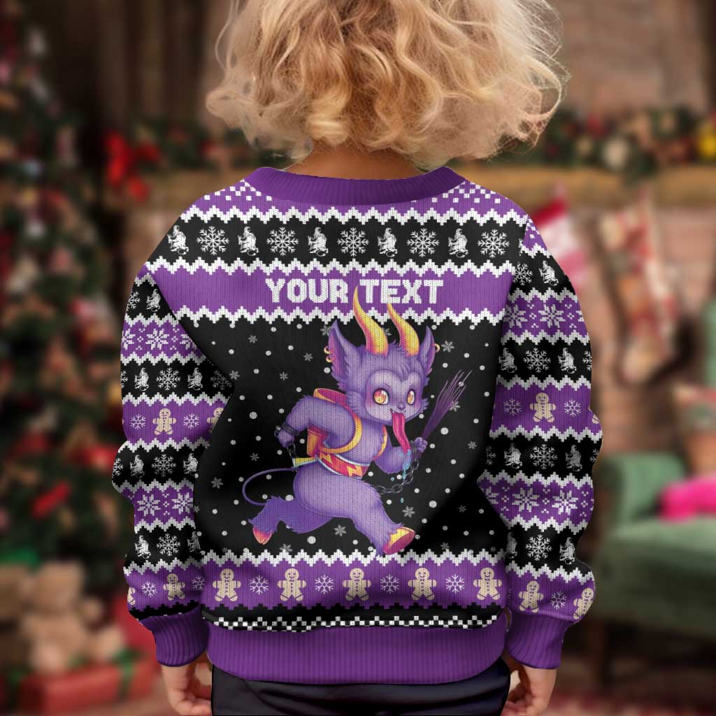 Personalized German Krampus Christmas Kid Ugly Christmas Sweater German Christmas Legend - Wonder Print Shop