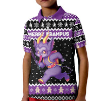 Personalized German Krampus Christmas Kid Polo Shirt German Christmas Legend - Wonder Print Shop