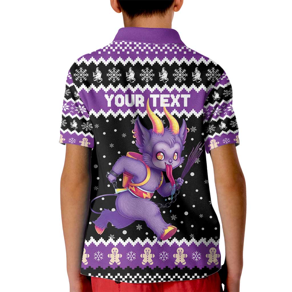 Personalized German Krampus Christmas Kid Polo Shirt German Christmas Legend - Wonder Print Shop