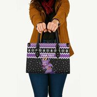 Personalized German Krampus Christmas Leather Bag German Christmas Legend - Wonder Print Shop