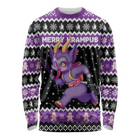 Personalized German Krampus Christmas Long Sleeve Shirt German Christmas Legend - Wonder Print Shop