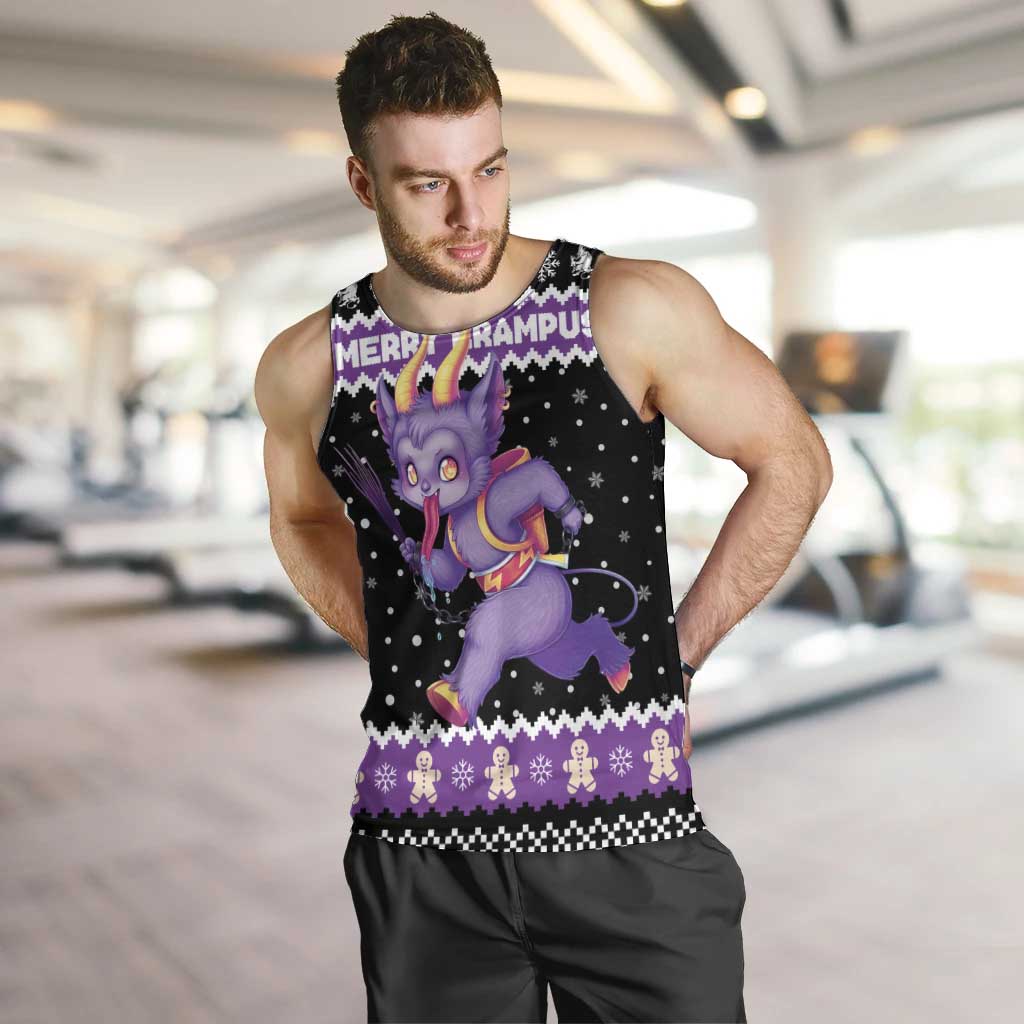 Personalized German Krampus Christmas Men Tank Top German Christmas Legend - Wonder Print Shop