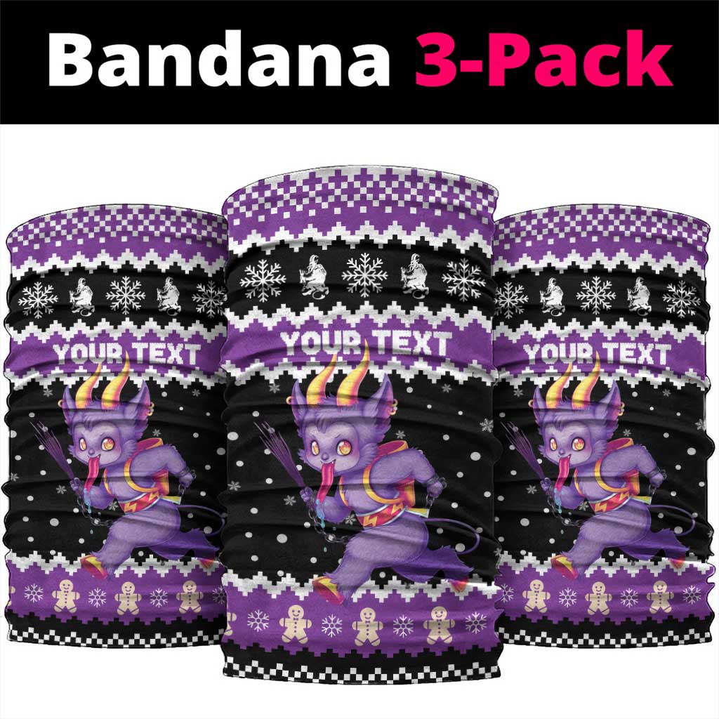 Personalized German Krampus Christmas Neck Gaiter German Christmas Legend - Wonder Print Shop