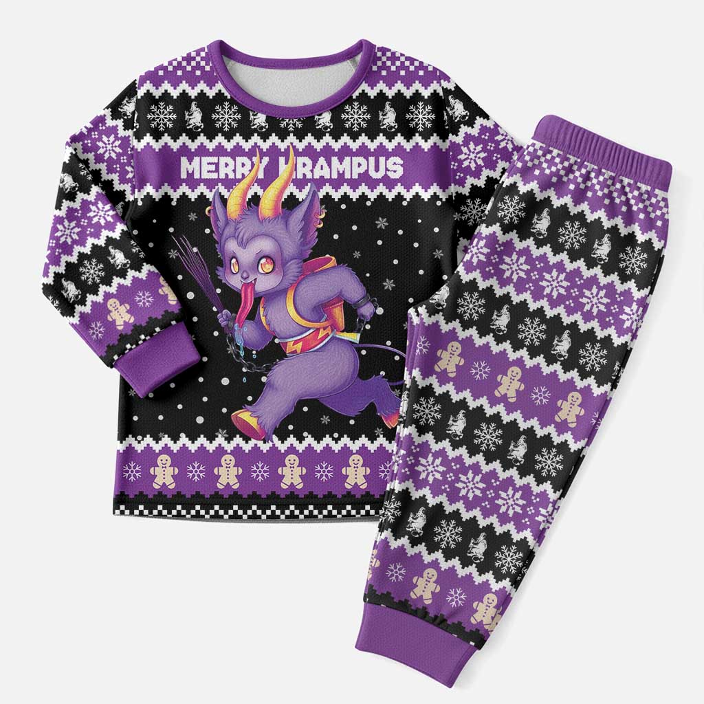 Personalized German Krampus Christmas Pajama Set German Christmas Legend - Wonder Print Shop