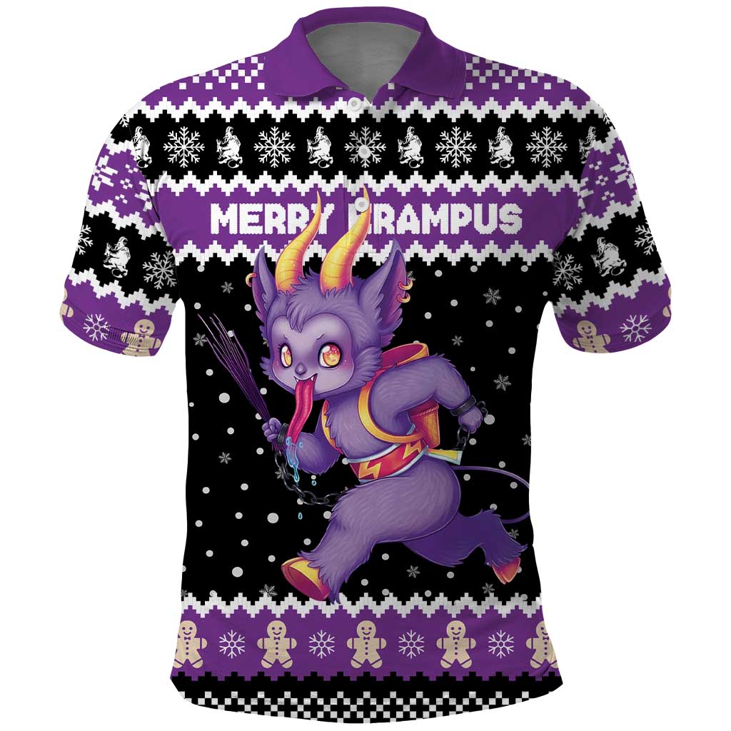 Personalized German Krampus Christmas Polo Shirt German Christmas Legend - Wonder Print Shop