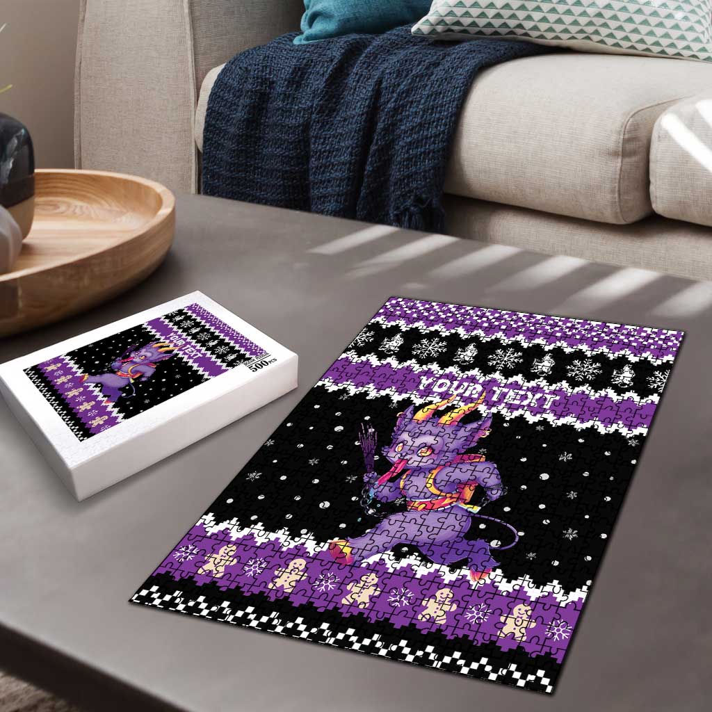 Personalized German Krampus Christmas Puzzle German Christmas Legend - Wonder Print Shop