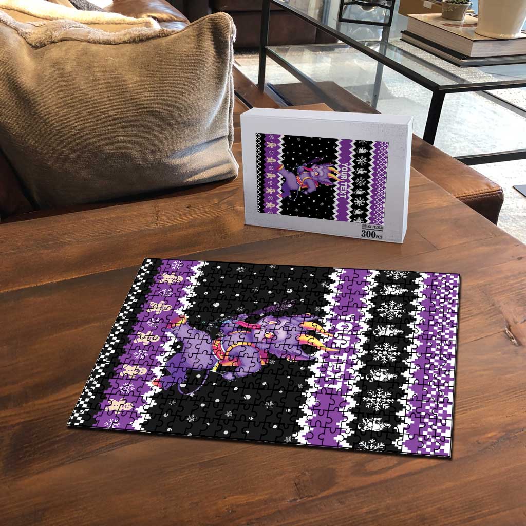 Personalized German Krampus Christmas Puzzle German Christmas Legend - Wonder Print Shop