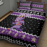 Personalized German Krampus Christmas Quilt Bed Set German Christmas Legend - Wonder Print Shop